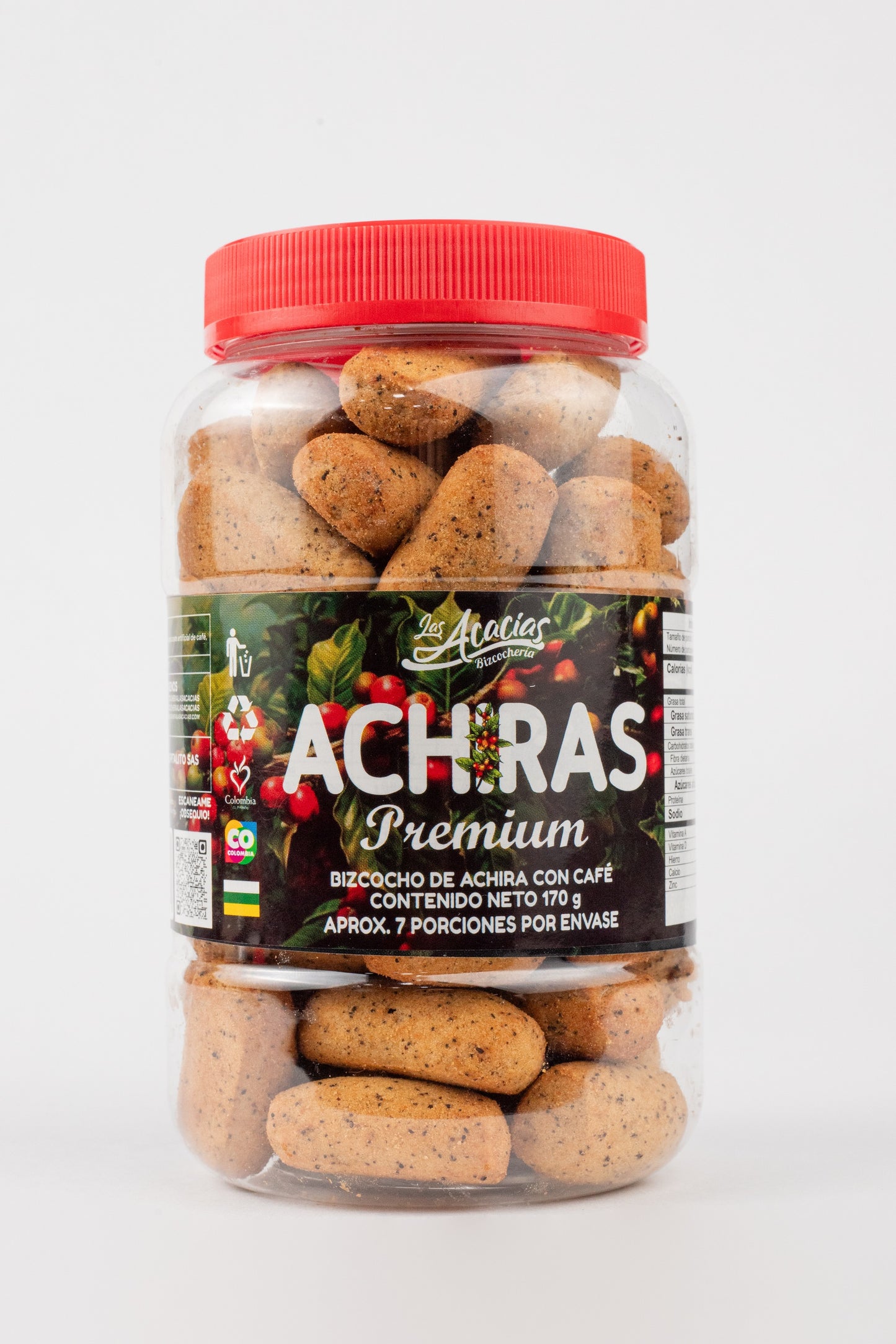 ACHIRAS PREMIUM CON CAFE *170G