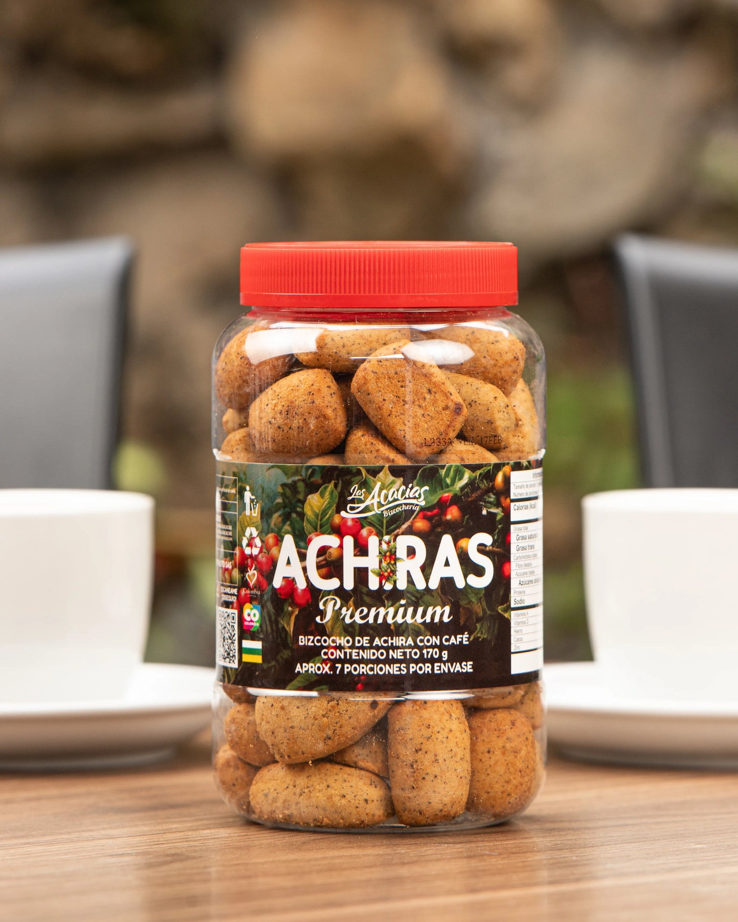 ACHIRAS PREMIUM CON CAFE *170G