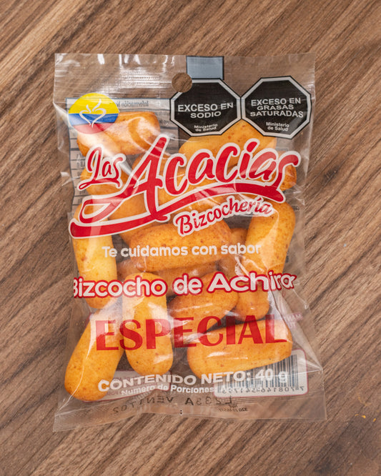BIZCOCHO DE ACHIRA ESPECIAL 40 GRAMOS