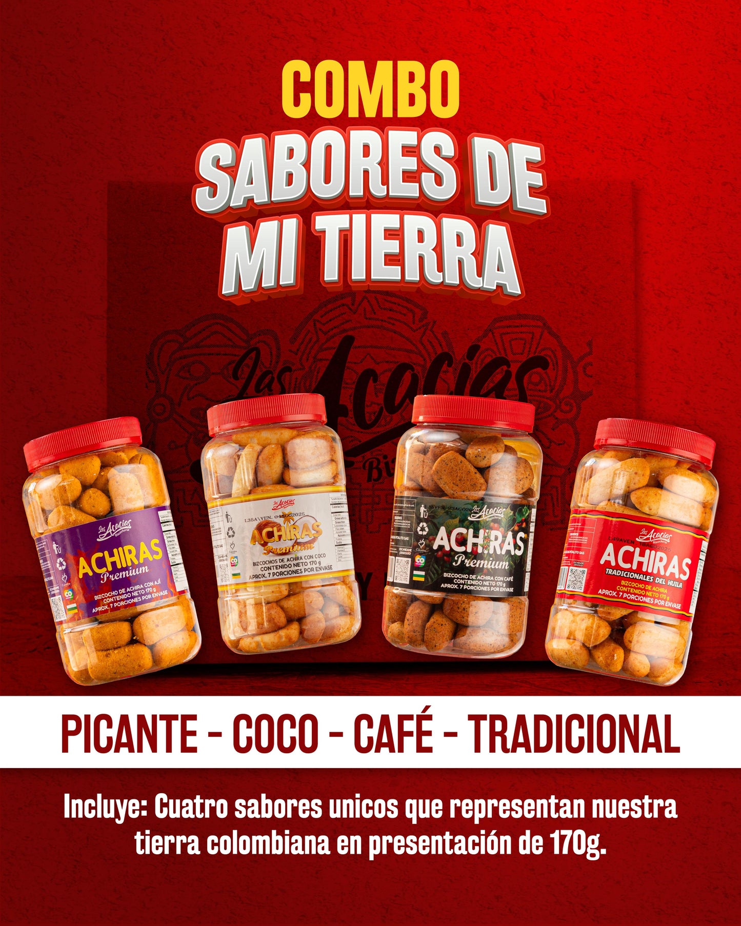 COMBO ACHIRA SABORES DE MI TIERRA