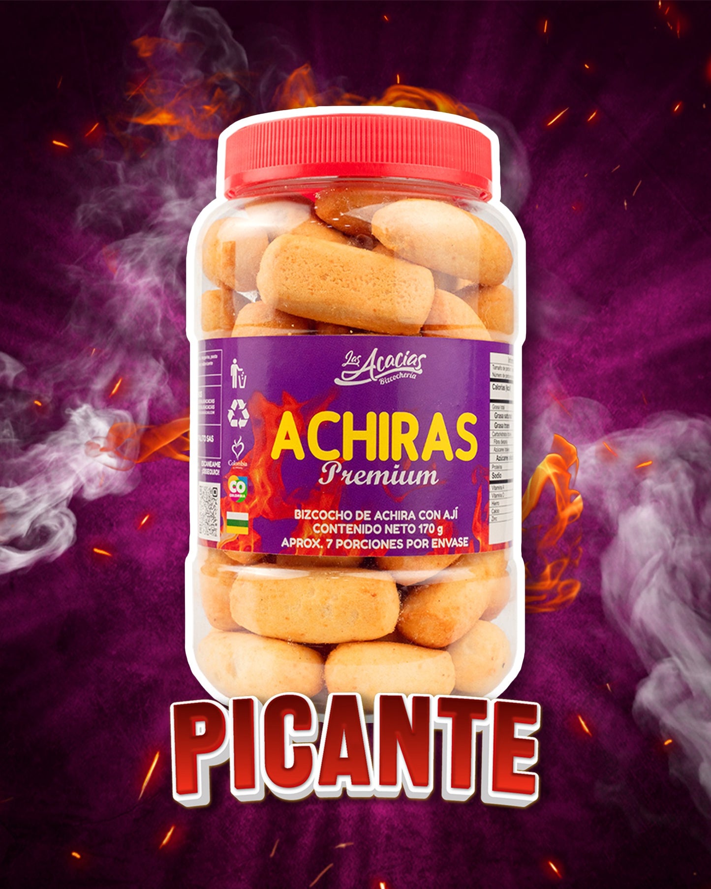 ACHIRA PREMIUM CON TANJI 170 GRAMOS