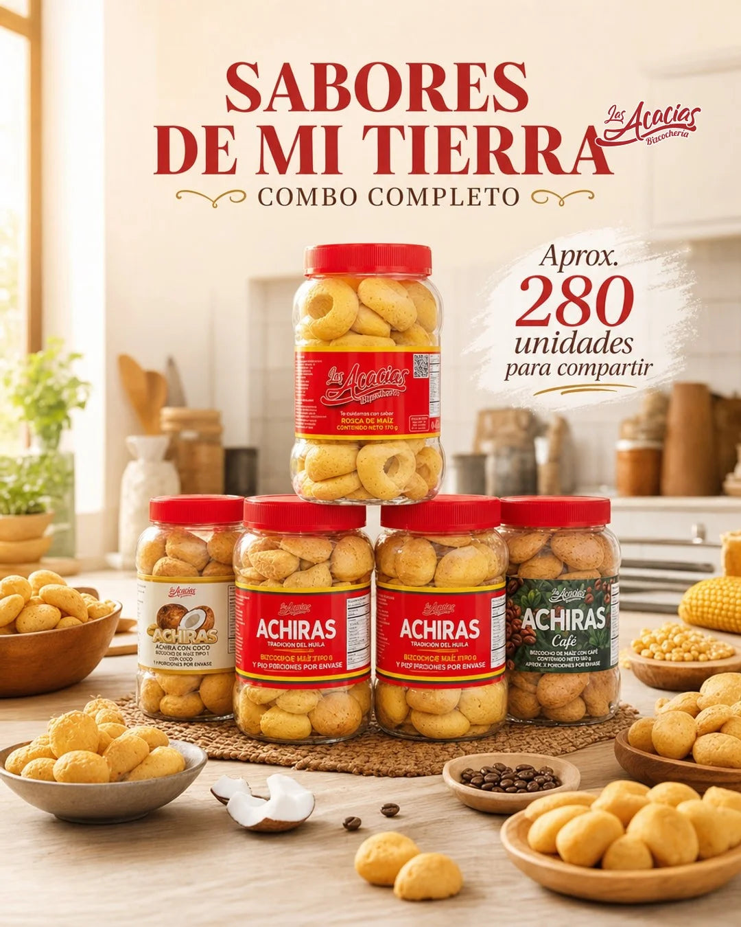 Combo achiras sabores de mi tierra